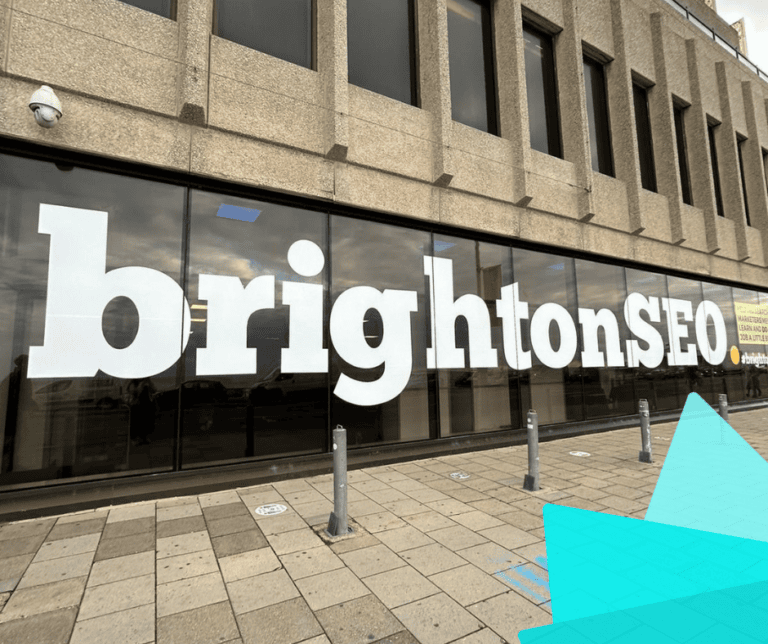 Outside BrightonSEO conference